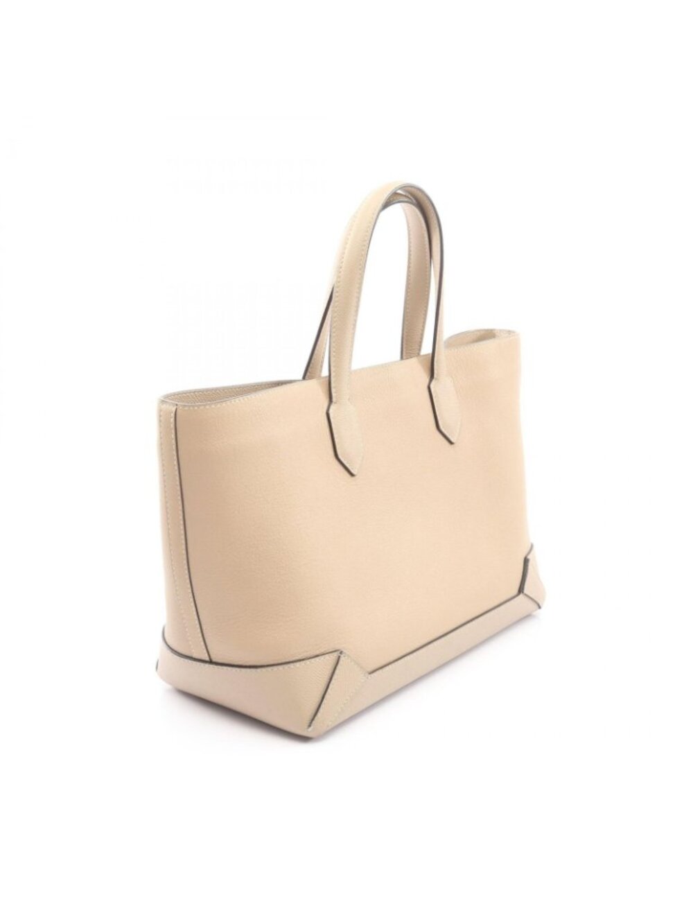 Hermes Handbag Maxi Box Cabas 30 Trench Leather Calf - Picture 2 of 10